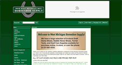 Desktop Screenshot of michiganhorseshoes.com